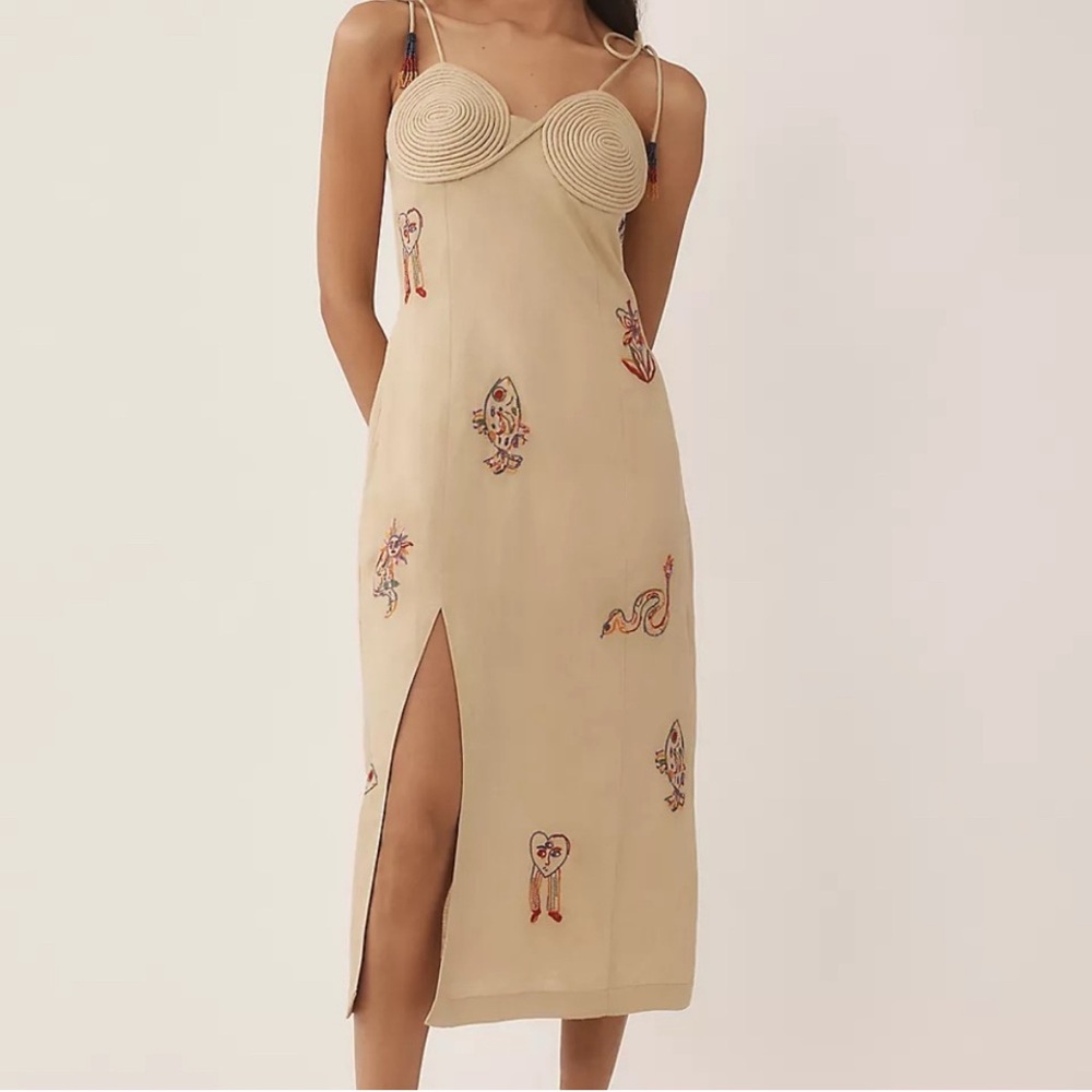 SOLD NWT Farm Rio embroidered dress